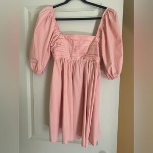 Abercrombie puff sleeve mini dress size small